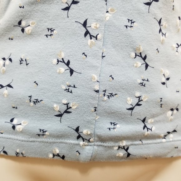 OCI top Large floral print v-neck ruched bust stretch Y2K - Picture 6 of 9